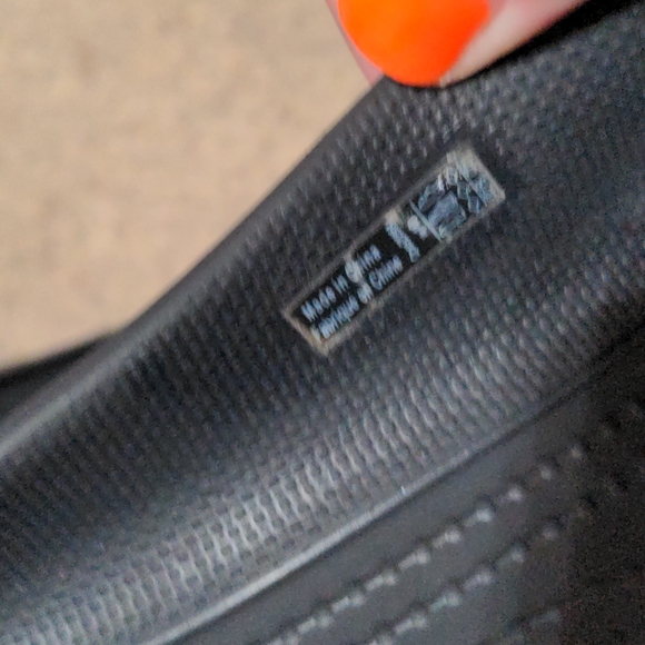 Crocs Kelli Black Flats Size 10 Like New! - Picture 10 of 11